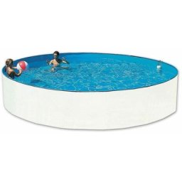 Trigano - Piscine métal ronde blanche ø 4,6 x 0,90 m pour enfants - Blanc