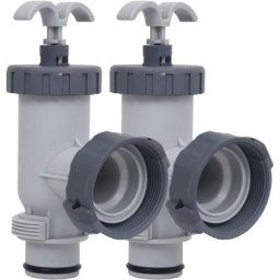 Vannes à piston de piscine 2 pcs