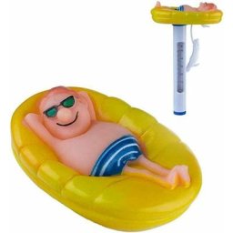 Thermomètre flottant pour piscine extérieure et intérieure Conception de dessin animé
