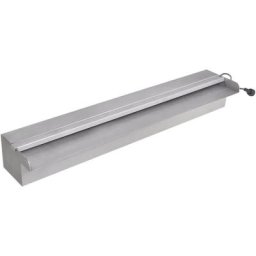 Lame d'eau rectangulaire à led 60 cm en acier inoxydable pour piscine Vidaxl n/a