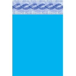 Liner Piscine 75/100 Bleu foncé frise Olympia ovale 7.30 x 3.70m h 1.32m