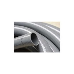 Espiroflex - Couronne Rouleau 5M Tuyau pvc Gris Pression Souple à coller ø 40mm diamètre/Bassins et