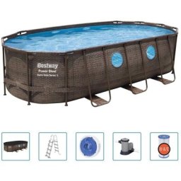 Bestway - Jeu de piscine Power Steel Swim Vista Series 549x274x122 cm