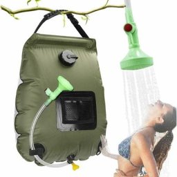Sac de Douche Solaire Camping, Solaire Sac de Douche Portable, 20L Extérieur Sac à Eau Pliable avec