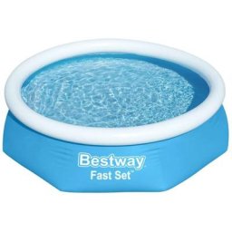 Bestway - Piscine ronde Fast Set 244x61 cm Bleu n/a