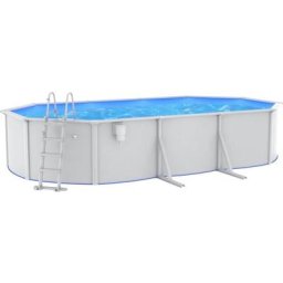 Piscine avec échelle de sécurité 490x360x120 cm Vidaxl n/a