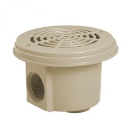 Hayward - Lot de 2 bondes de fond pour piscine liner - Beige - 3253SAPAK2 beige