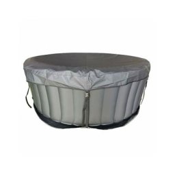 Couverture clipsable + tapis sol pour spa mspa rond 4 places