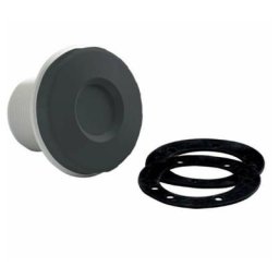 Prise Balai liner pour piscine enterrée - gris anthracite