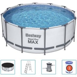 Ensemble de piscine Steel Pro MAX Rond 366x122 cm Bestway