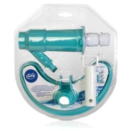 Gre Pools Aspirateur demi-lune + venturi + 1 sac