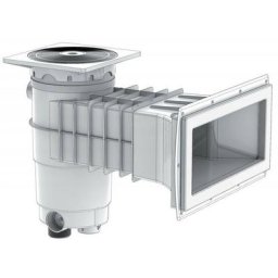 Skimmer design A400 pour panneau et liner pour piscine 92386 Weltico Blanc