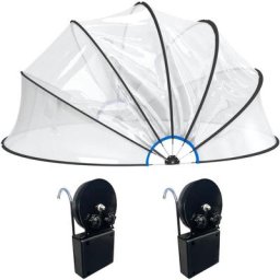 Vidaxl - Dôme de piscine avec support rond 440x220 cm pvc n/a