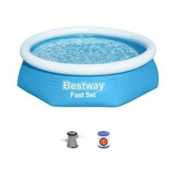 Bestway - Piscine hors sol Fast Set™ ronde 244 x 61 cm