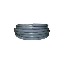 Espiroflex - Couronne Rouleau 5M Tuyau pvc Gris Pression Souple à coller ø 63mm diamètre/Bassins et