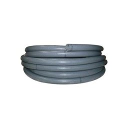 Espiroflex - Couronne Rouleau 10M Tuyau pvc Gris Pression Souple à coller ø 40mm diamètre/Bassins