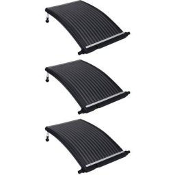 Panneaux de chauffage solaire de piscine courbés 3 pcs 110x65cm vidaXL - N/A