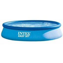 Intex - Easy Set - Piscine - 396x84 cm - Rondee - Piscine gonflable - Bleu