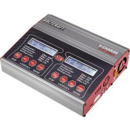V-Charge 200 Duo Chargeur multifonction de modélisme 12 v, 230 v 10 a plomb, NiMH, NiCd,