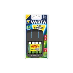 Chargeur batterie - plug in incl. 4 x aa 2100mah - 57647101451 - Varta