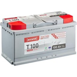 Accurat Traction T100 AGM Batteries Décharge Lente 100Ah