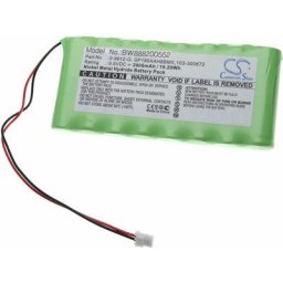 Batterie compatible avec Visonic Powermax Pro système d'alarme (2000mAh, 9,6V, NiMH) - Vhbw