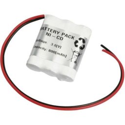 36AA800R Batterie pour éclairage de secours avec câble 3.6 v 800 mAh - Emmerich