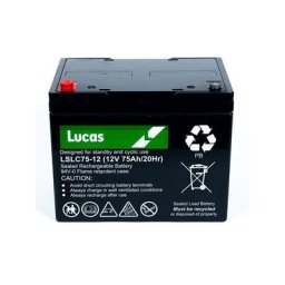 Batterie Plomb Etanche Stationnaire et Cyclage Lucas vrla agm LSLC75-12 12V 75Ah.