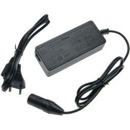 Chargeur pour batteries Li-Ion de vélos électriques, E-bike/connexion par prise ronde compatible