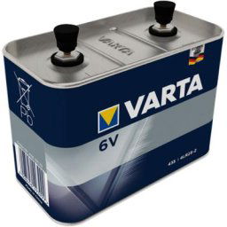 Pile Varta 4LR25-2 - Porto - Vis Métal - Alcaline - 6V
