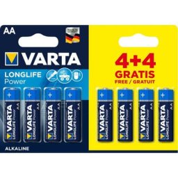 Piles LR6 aa 1.5v 2950Mah par 8 0046517 pour Outillage - nc