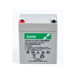 Batterie Plomb Etanche Stationnaire Lucas vrla agm LSLA5-12 12V 5Ah.