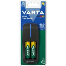 Chargeur de piles rondes NiMH avec accus Varta Mini Charger 2x56706