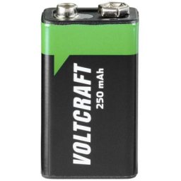 VOLTCRAFT 6LR61 Pile rechargeable 6LR61 (9V) NiMH 250 mAh 8.4 V 1 pc(s)