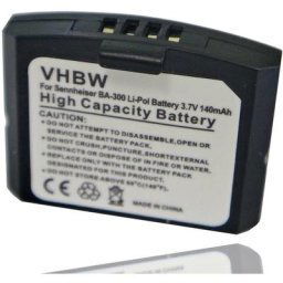 Batterie compatible avec Sennheiser Set 830 s, Set 830 tv, Set 840, Set 840 s, Set 840 tv casque et