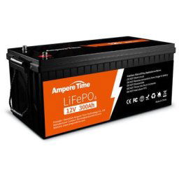 Batterie LiFePO4 12V 300Ah Batterie lithium à décharge profonde,BMS 200A intégré 4000+ cycles