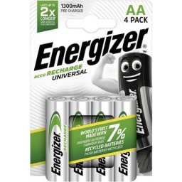 Pile rechargeable LR6 (aa) NiMH Energizer Universal HR06 1300 mAh 1.2 v 4 pc(s)