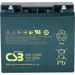 Evx 12200 EVX12200 Batterie au plomb 12 v 20 Ah plomb (agm) (l x h x p) 181 x 167 x 76 mm raccord à
