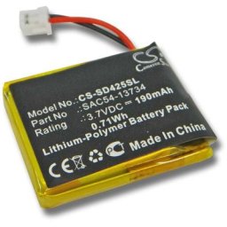 Batterie compatible avec Sportdog Remote Transmitter SDT00-13857, SD-425 collier de dressage de