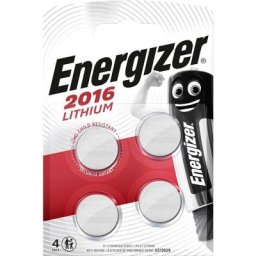 Pile bouton cr 2016 lithium Energizer 90 mAh 3 v 4 pc(s)