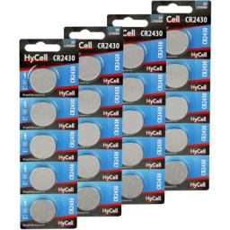 HyCell Piles bouton CR2430 3V 275 mAh (Lot de 20)