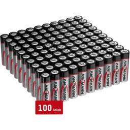 Ansmann Piles alcalines Mignon aa 1,5V (Lot de 100)