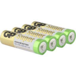 GP15A / LR06 Pile LR6 (aa) alcaline(s) 1.5 v 4 pc(s) Y807162 - Gp Batteries