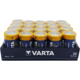 Boite de 20 piles Varta LR14 - c - UM2 - Industrial - Alcaline - 1.5V