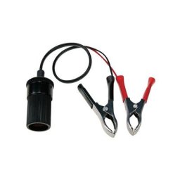Adaptateur allume-cigare 12V avec pinces crocodiles