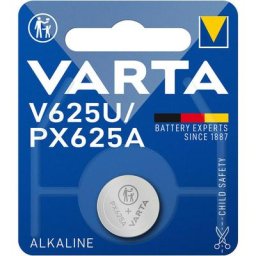 Micro pile bouton Varta alkaline v625u 1,5v (emballage 1 unit) ø16,0x6,2mm