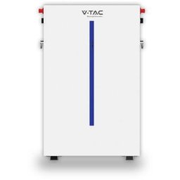 Batterie lithium V-tac lfp pour stockage système photovoltaïque 6.14Kwh 51.2V bms intégré CEI-021