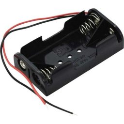 SN32 Support de pile 2x LR6 (aa) raccordement par fils (l x l x h) 57.6 x 31.2 x 15.2 mm - Takachi
