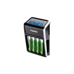 Chargeur de piles rechargeables Varta lcd Plug + 4 accus aa 2100mAh Ready to Use