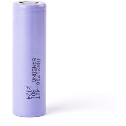 INR21700-40T Pile rechargeable spéciale 21700 à tête plate Li-Ion 3.6 v 4000 mAh - Samsung